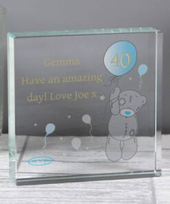Personalised Me To You Balloon Large Crystal Token
