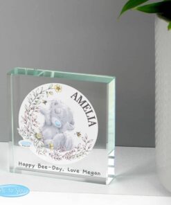 Personalised Me to You Bees Large Crystal Token