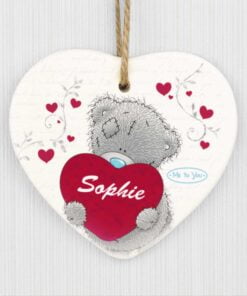 Personalised Me to You Big Heart Ceramic Heart Decoration