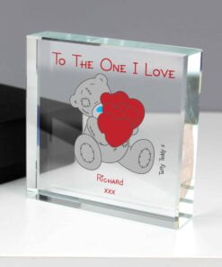 Personalised Me to You Big Heart Large Crystal Token