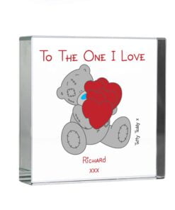 Personalised Me to You Big Heart Large Crystal Token