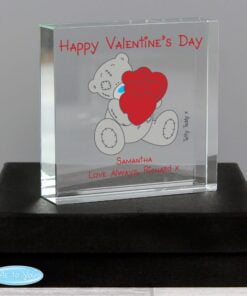 Personalised Me to You Big Heart Large Crystal Token