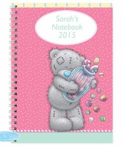 Personalised Me to You Candy Girl A5 Notebook