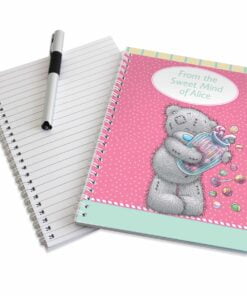 Personalised Me to You Candy Girl A5 Notebook