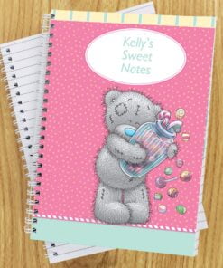 Personalised Me to You Candy Girl A5 Notebook
