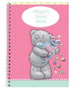Personalised Me to You Candy Girl A5 Notebook