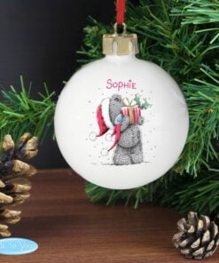 Personalised Me To You Christmas Bauble