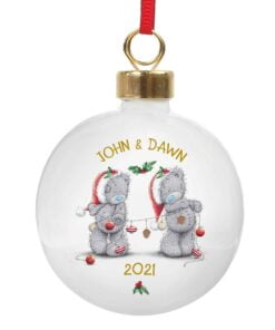 Personalised Me to You Christmas Couple’s Bauble