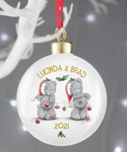 Personalised Me to You Christmas Couple’s Bauble