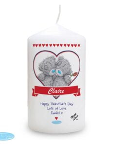 Personalised Me to You Couple Pillar Candle