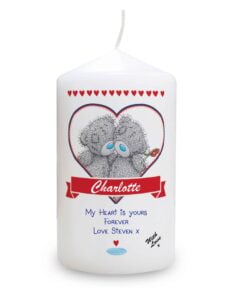 Personalised Me to You Couple Pillar Candle