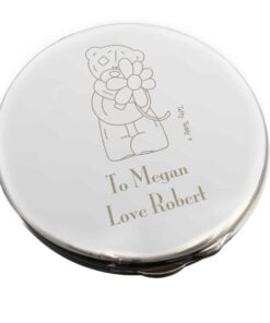 Personalised Me to You Flower Compact Mirror