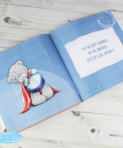 Personalised Me to You For Him Super Hero Poem Book