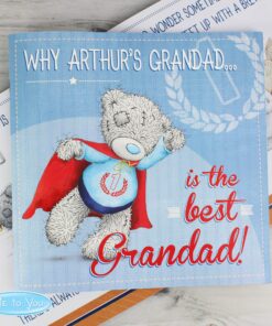 Personalised Me to You For Him Super Hero Poem Book