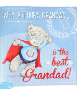 Personalised Me to You For Him Super Hero Poem Book