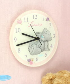 Personalised Me To You Glass Clock