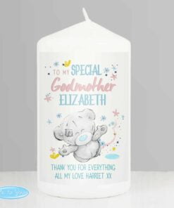 Personalised Me to You Godmother Pillar Candle