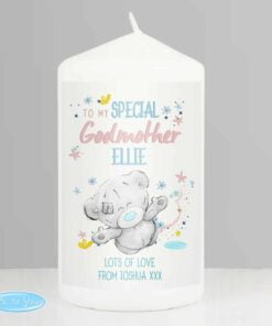 Personalised Me to You Godmother Pillar Candle