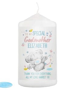 Personalised Me to You Godmother Pillar Candle