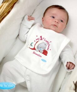 Personalised Me To You My 1st Christmas Bib