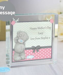 Personalised Me To You Pastel Polka Dot for Her Large Crystal Token