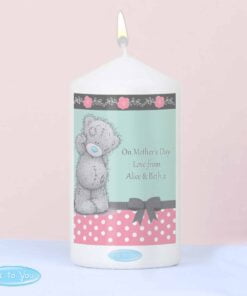 Personalised Me To You Pastel Polka Dot for Her Pillar Candle