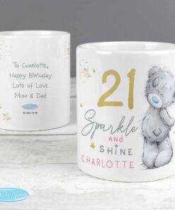 Personalised Me To You Sparkle & Shine Birthday Mug