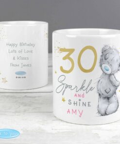 Personalised Me To You Sparkle & Shine Birthday Mug