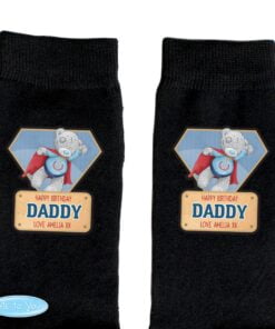 Personalised Me To You Super Hero Mens Socks