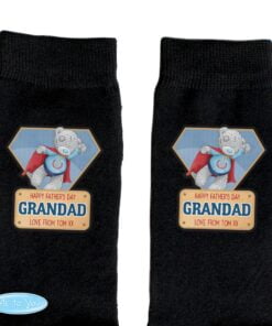 Personalised Me To You Super Hero Mens Socks