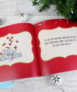 Personalised Me to You The One I Love at Christmas Poem Book