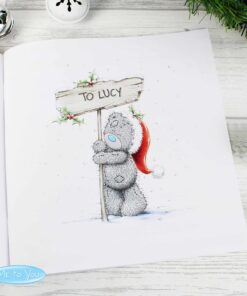 Personalised Me to You The One I Love at Christmas Poem Book