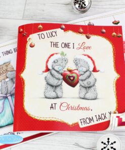 Personalised Me to You The One I Love at Christmas Poem Book