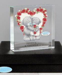 Personalised Me to You Valentine Large Crystal Token
