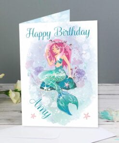 Personalised Mermaid Card