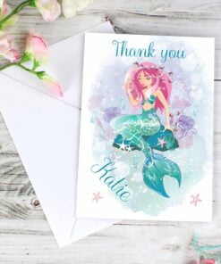 Personalised Mermaid Card