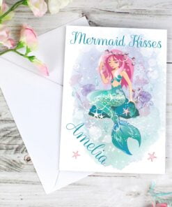 Personalised Mermaid Card