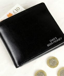 Personalised Message Leather Wallet