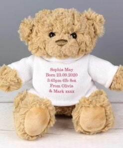 Personalised Message Teddy Bear – Pink