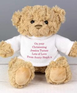 Personalised Message Teddy Bear – Pink