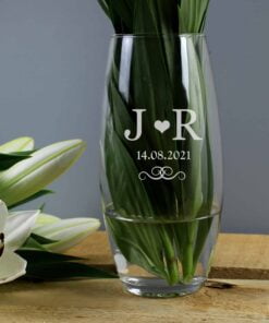 Personalised Monogram Bullet Vase
