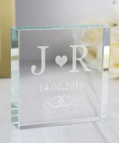 Personalised Monogram Large Crystal Token