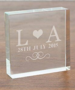 Personalised Monogram Large Crystal Token