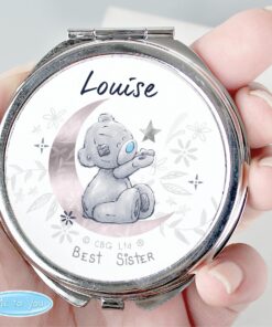 Personalised Moon & Stars Me To You Compact Mirror