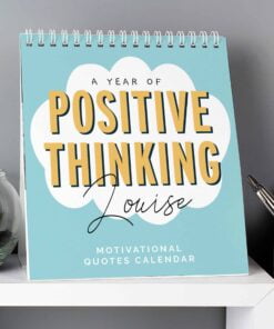 Personalised Motivational Quotes Desk Calendar
