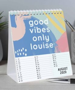 Personalised Motivational Quotes Desk Calendar