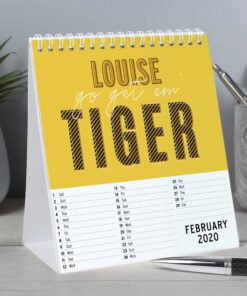 Personalised Motivational Quotes Desk Calendar