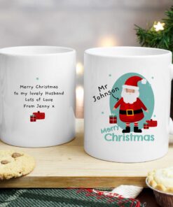 Personalised Mr Claus Mug