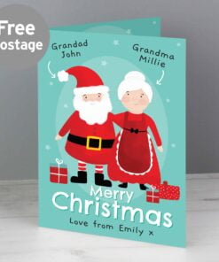 Personalised Mr & Mrs Claus Card