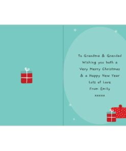 Personalised Mr & Mrs Claus Card